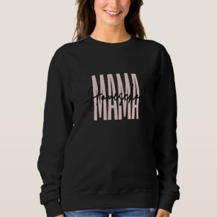 Homeschool MAMA Rosa und Schwarz Sweatshirt