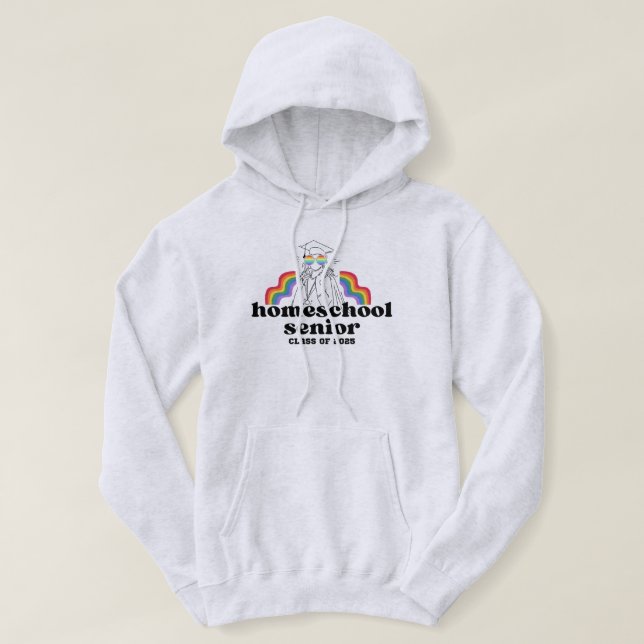 Homeschool Senior 2025 Hoodie PRIDE Edition (Design vorne)