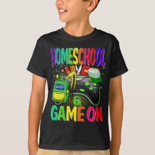 Homeschool-Spiel zurück zur Schule T-Shirt
