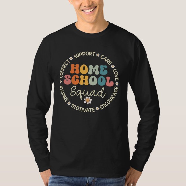 Homeschool Squad Appreciation Week Back to School T-Shirt (Vorderseite)