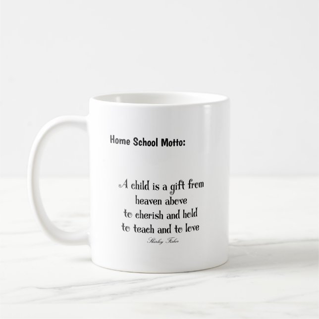 Homeschool-Tasse Kaffeetasse (Links)