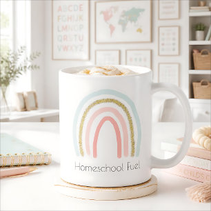 Homeschool-Treibstoff Homeschool-Mama Regenbogen G Kaffeetasse