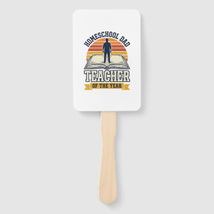 Homeschool-Vater Lehrer Des Jahres Vintage-Shirt D Fächer