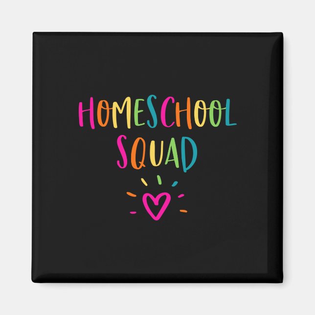 Homeschooler-Gruppe süße Mutter Lehrer Elternteil Magnet (Vorne)