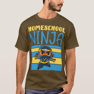 Homeschooler Ninja lernen Unterricht T-Shirt
