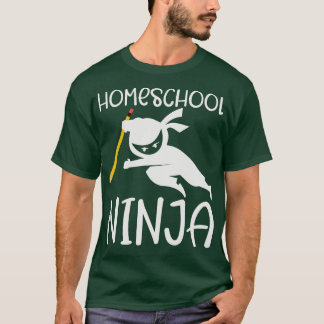 Homeschooler Ninja lernt häusliche Ausbildung T-Shirt