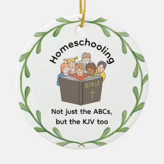Homeschooling-Coop nicht nur das ABC Keramik Ornament