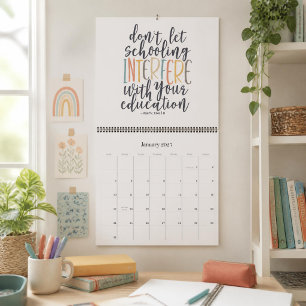 Homeschooling-Kalender Kalender