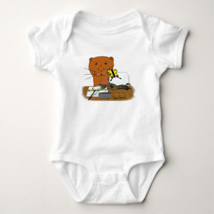 Homeschooling Oliver The Otter - Der Schmetterling Baby Strampler