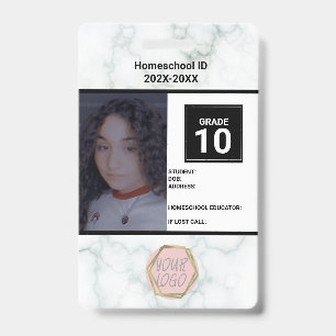Homeschooling Unschooling Privat Marble ID Ausweis