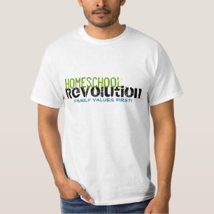 Homeschoolrevolution - Familienwerte zuerst! Mens T-Shirt