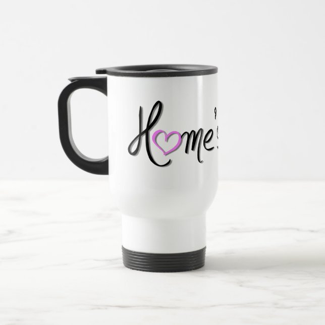 Homeschoschule Zuhause Cool Reisen Mug Reisebecher (Links)