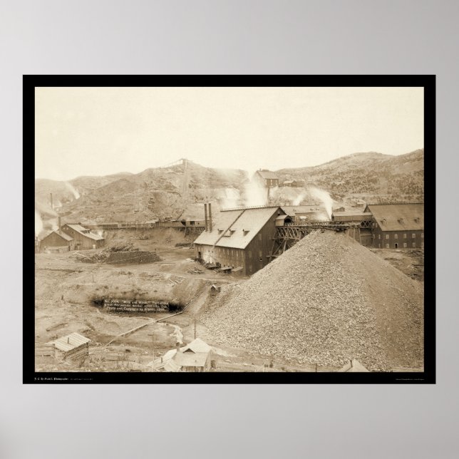 Homestake Gold in Lead City SD 1899 Poster (Vorne)