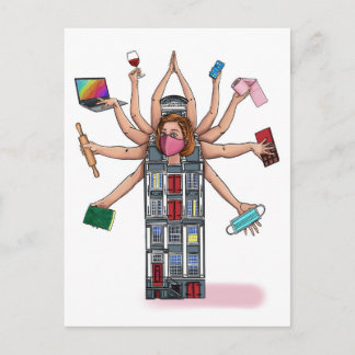 "Homestasking" Postkarte