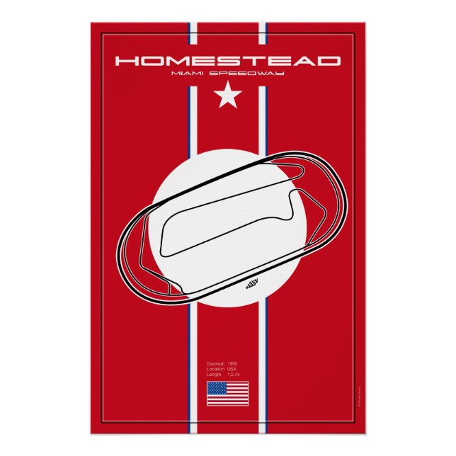 Homestead Miami Speedway Poster (Vorderseite)