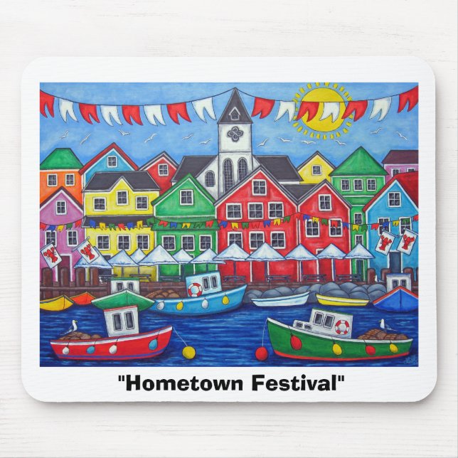 Hometown-Festival-Mausunterlage Mousepad (Vorne)