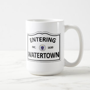 Hometown-Masse MA Townie WATERTOWNS MASSACHUSETTS Tasse