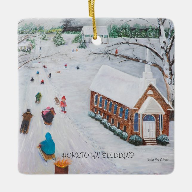 Hometown Sledding 2024 Ornament (Vorderseite)