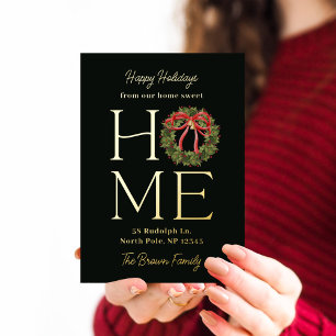 Homey Gruß FOIL Holiday Moving Ankündigung