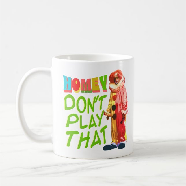 Homey spielt das nicht kaffeetasse (Links)