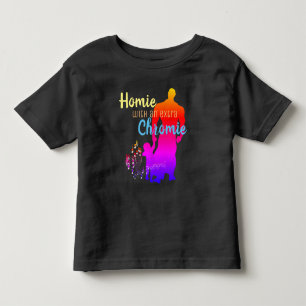Homie mit einer zusätzlichen Chromie mit Musiknote Kleinkind T-shirt