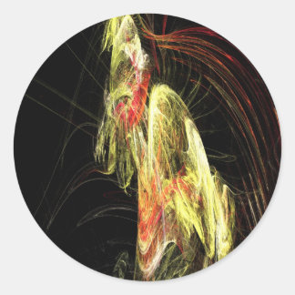 Hominoid Skeleton Runder Aufkleber