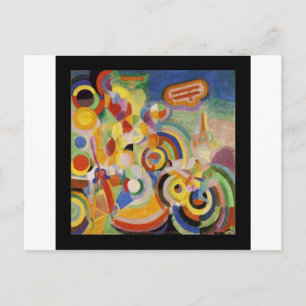 Hommage an Bleriot von Robert Delaunay Postkarte