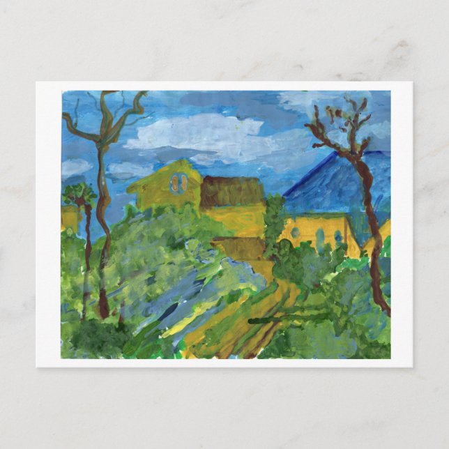 Hommage an Cezanne Postkarte (Vorderseite)