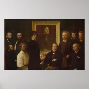 Hommage an Delacroix, 1864 Poster