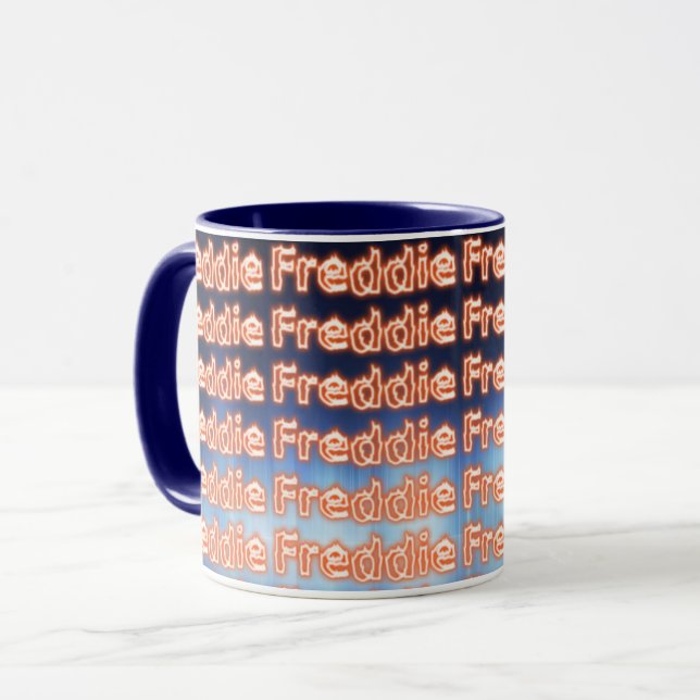 Hommage an Freddie-Flamme Tasse (Vorderseite Links)