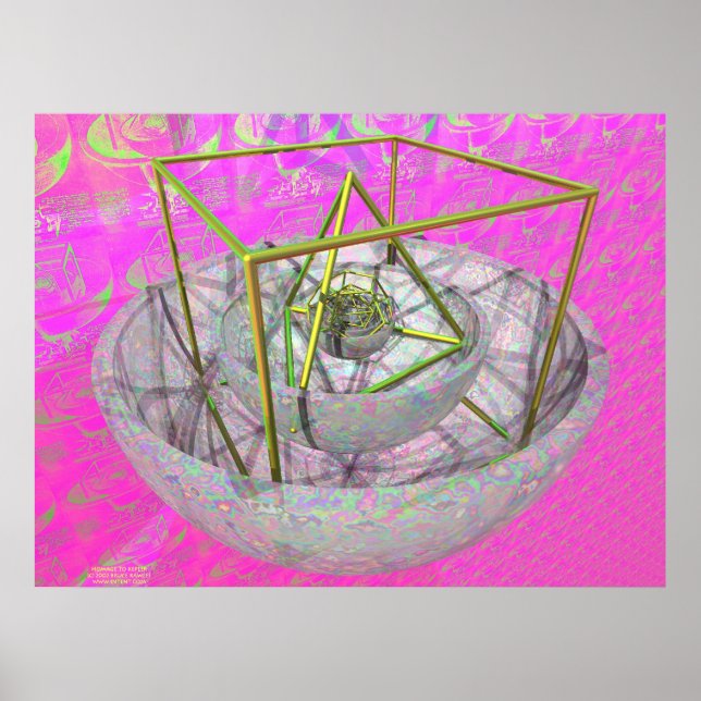 Hommage an Kepler Poster (Vorne)