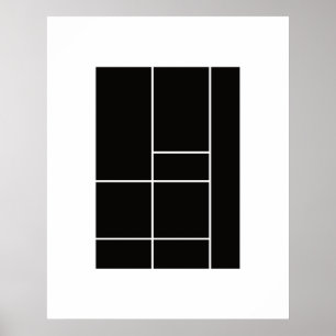 Hommage an Mondrian 1.1 Poster