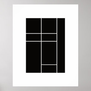 Hommage an Mondrian 1.2 Poster