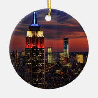 Hommage in Light Sept 11, World Trade Center ESB # Keramikornament
