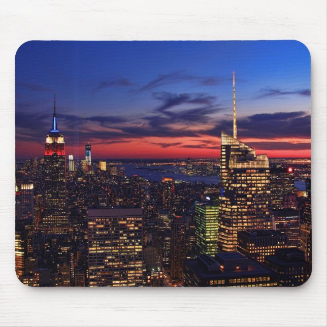 Hommage in Light Sept 11, World Trade Center ESB # Mousepad (Vorne)