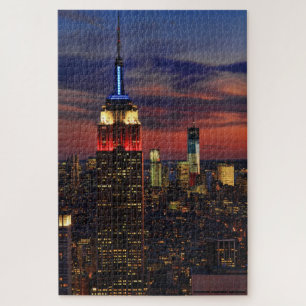 Hommage in Light Sept 11, World Trade Center ESB # Puzzle