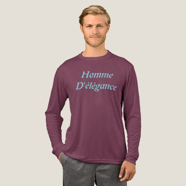 Homme D'élégance T - Shirt (Volle Vorderseite)