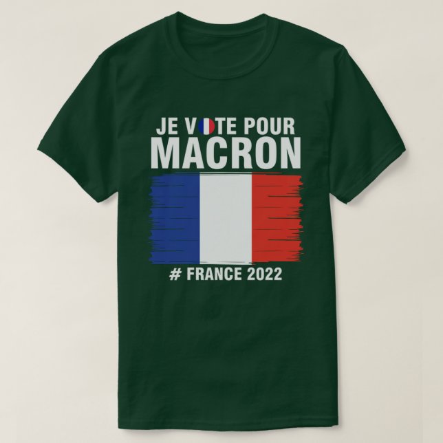 Homme tee Emmanuel Macron TShirt (Design vorne)