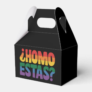 Homo Estas Lustiger Spanischer Mexikanischer Schwu Geschenkschachtel