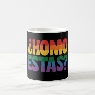 Homo Estas Lustiger Spanischer Mexikanischer Schwu Kaffeetasse