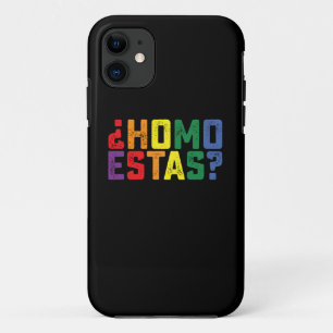 Homo Estas Spanisch Mexikanisch Lustig Schwul Prid Case-Mate iPhone Hülle