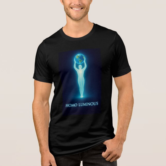 Homo Luminous - Light Bringer Men's Bella T-Shirt Tri-Blend Shirt (Vorderseite)