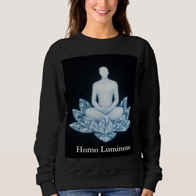 Homo Luminous Womens Sweatshirt (Vorderseite)