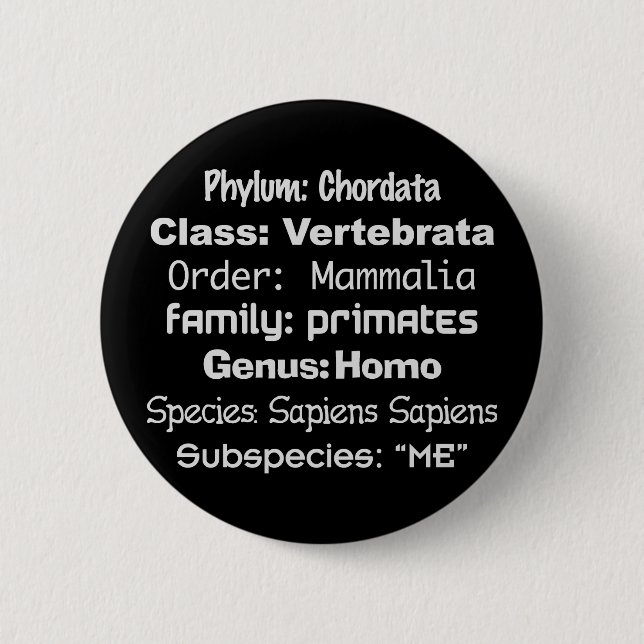 Homo sapiens button (Vorderseite)