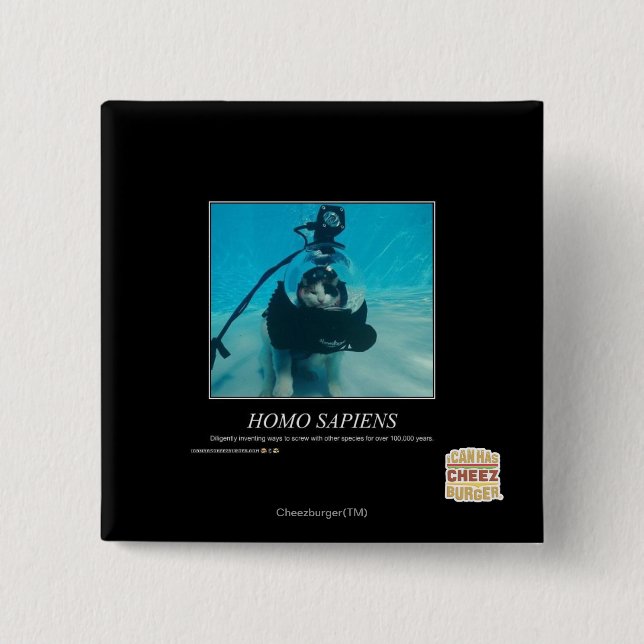 Homo sapiens button (Vorderseite)