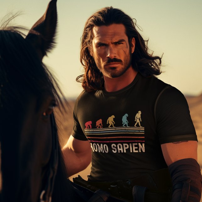 Homo sapiens Historie der menschlichen Evolution T-Shirt (Von Creator hochgeladen)