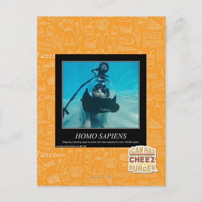 Homo Sapiens Postkarte (Vorderseite)