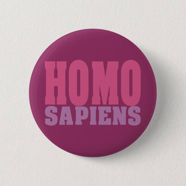 HOMO SAPIENS-Tasten Button (Vorderseite)