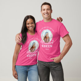 Homomoming Queen Pink HOCO Foto T-Shirt