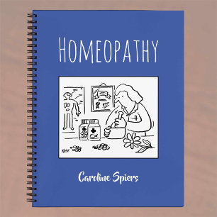 Homöopathie-Notizen mit Empfängernamen aufzeichnen Notizbuch